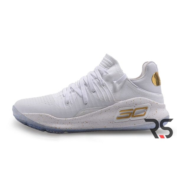 Кроссовки Under Armour Curry 4 Low «White/Gold»