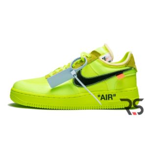 Кроссовки Nike Air Force 1 Low Off-White «Volt»