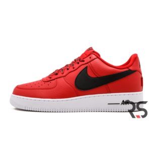 Кроссовки Nike Air Force 1 Low NBA Pack «University Red/Black-White»
